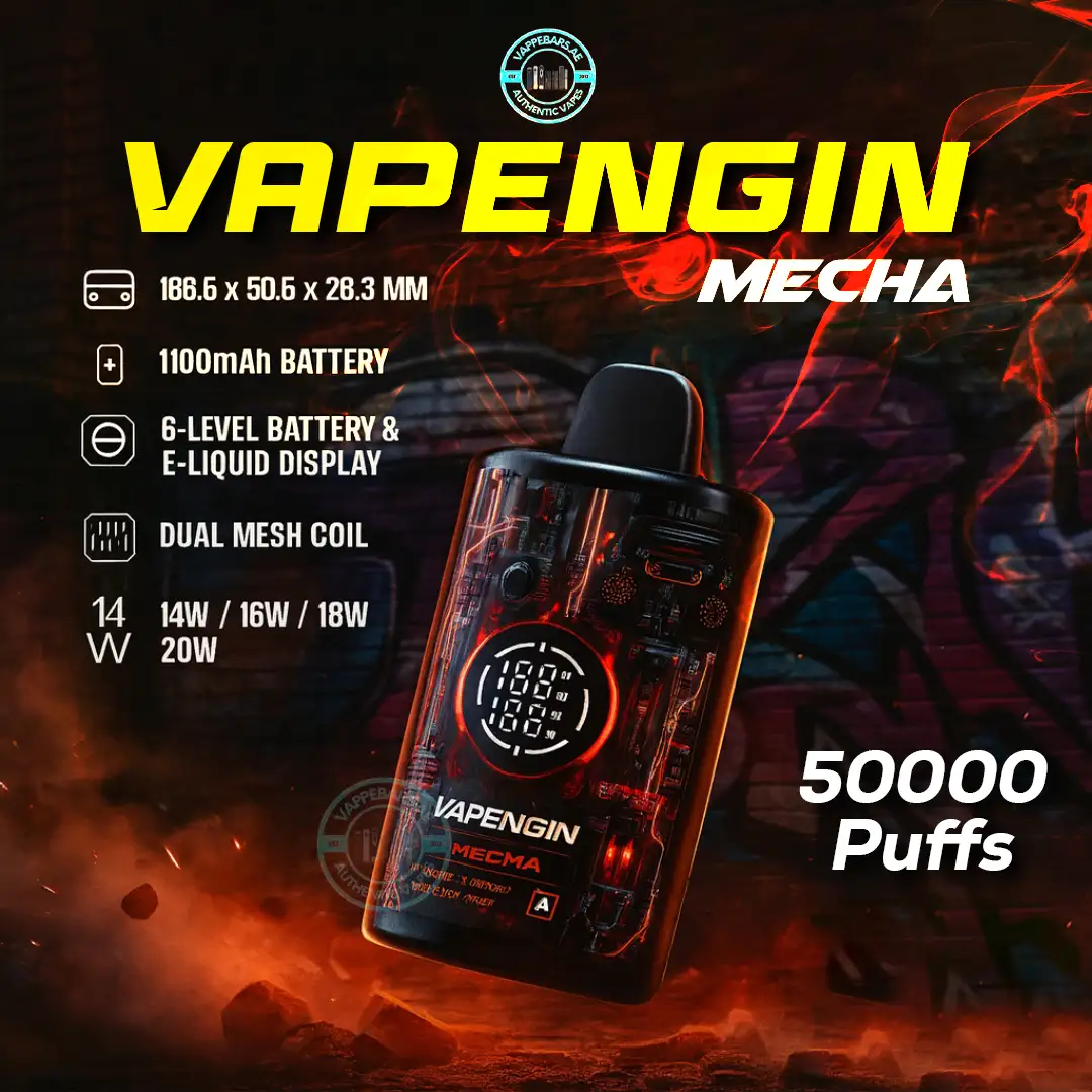 Vapengin Mecha 30mg Nicotine 50000 Puffs in Dubai UAE Vapengin Mecha 30mg Nicotine 50000 Puffs in Dubai UAE