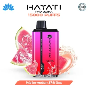 Buy Hayati Pro Ultra 15000 Puffs Watermelon Skittles in UAE