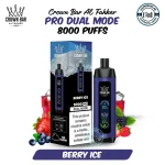 Al Fakher Pro Crown Bar 8000 Puffs berry Ice in UAE