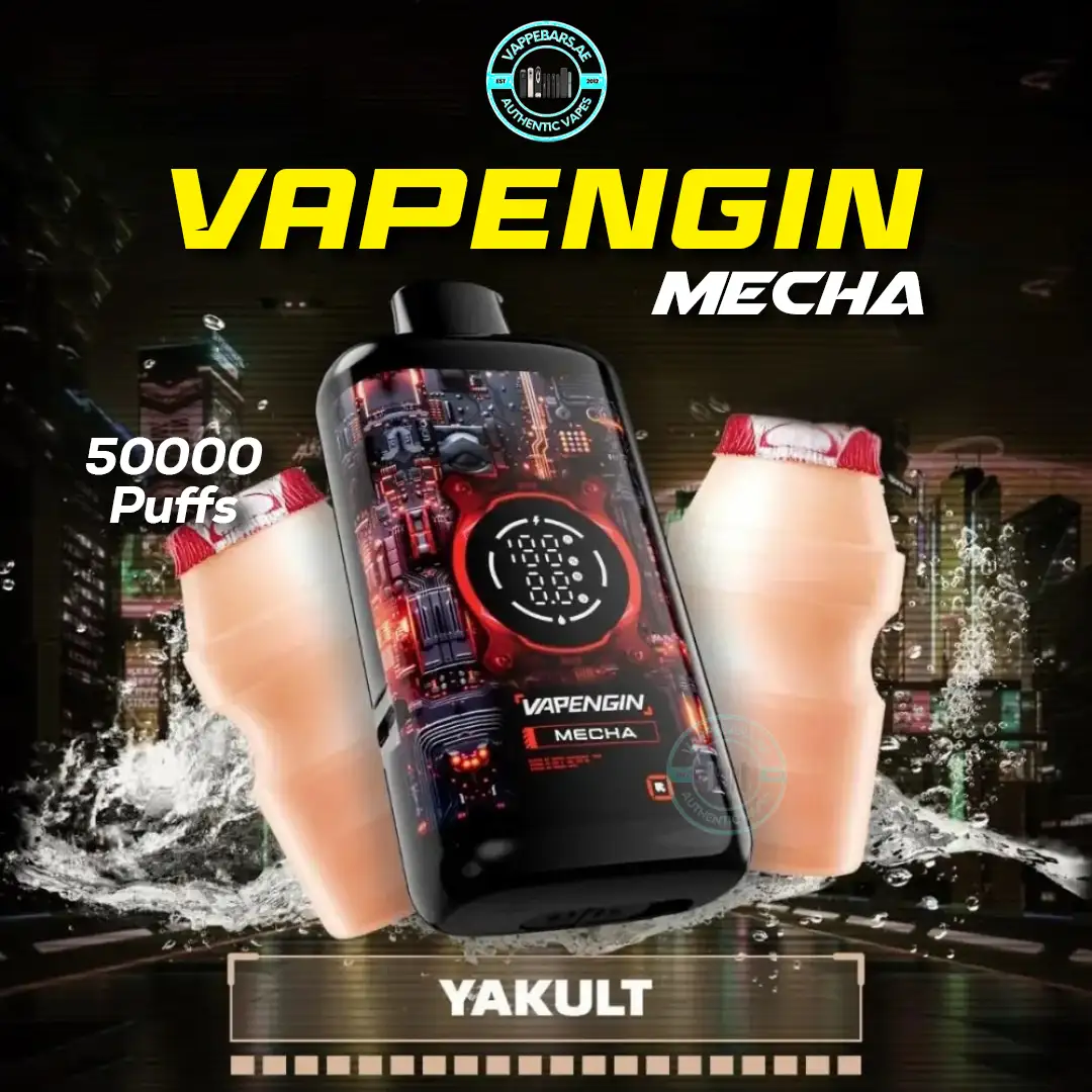 Vapengin Mecha 30mg Nicotine 50000 Puffs yakult in Dubai UAE