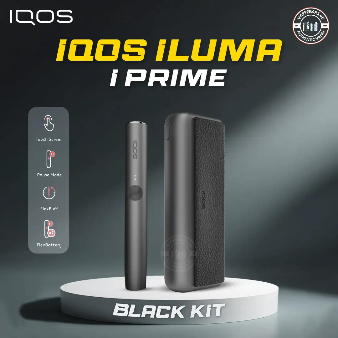 IQOS ILUMA PRIME BLACK KIT Dubai UAE IQOS ILUMA PRIME BLACK KIT Dubai UAE