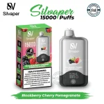 Silvaper 15000 Puffs Disposable Vape Blcckberry Cherry Pomegranate in UAE
