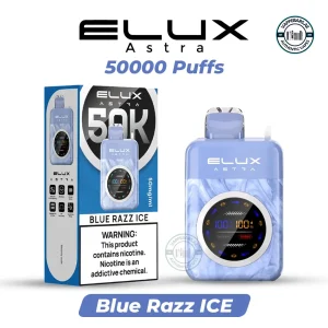 ELUX Astra 50000 Puffs Blue Razz ICE in UAE