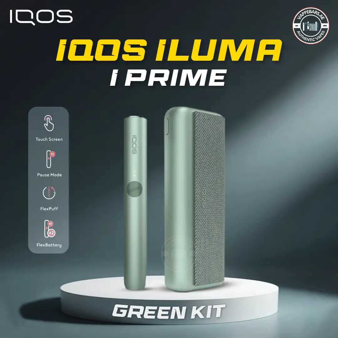 IQOS ILUMA PRIME GREEN KIT Dubai UAE IQOS ILUMA PRIME GREEN KIT Dubai UAE