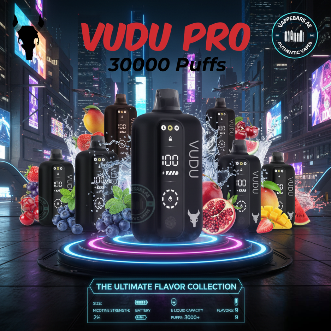 VUDU PRO 30000 Puffs 20MG Nicotine in UAE