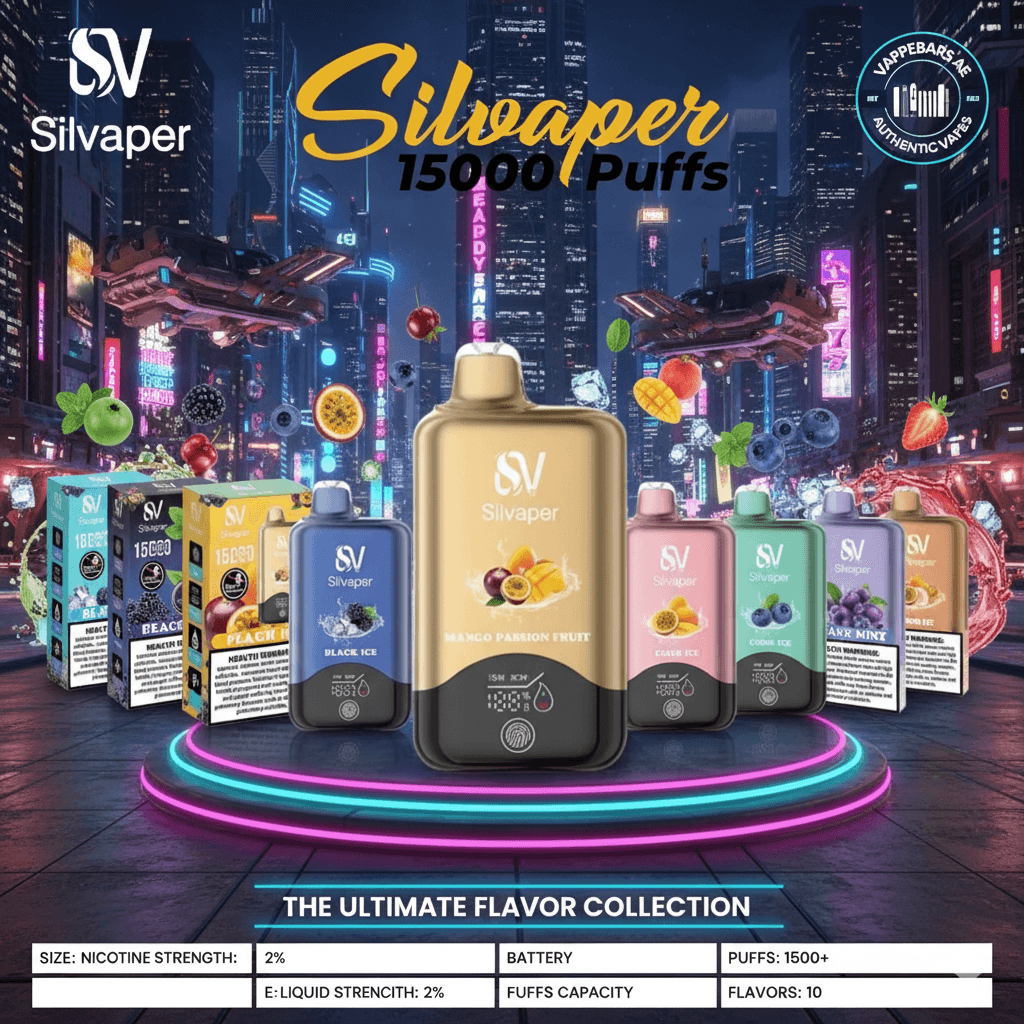 Silvaper 15000 Puffs Disposable Vape in UAE