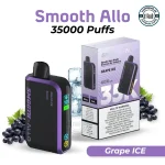 Smooth Allo 35000 puffs Disposable Vape Grape ICE in UAE