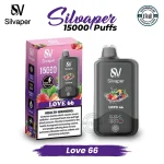 Silvaper 15000 Puffs Disposable Vape Love 66 in UAE