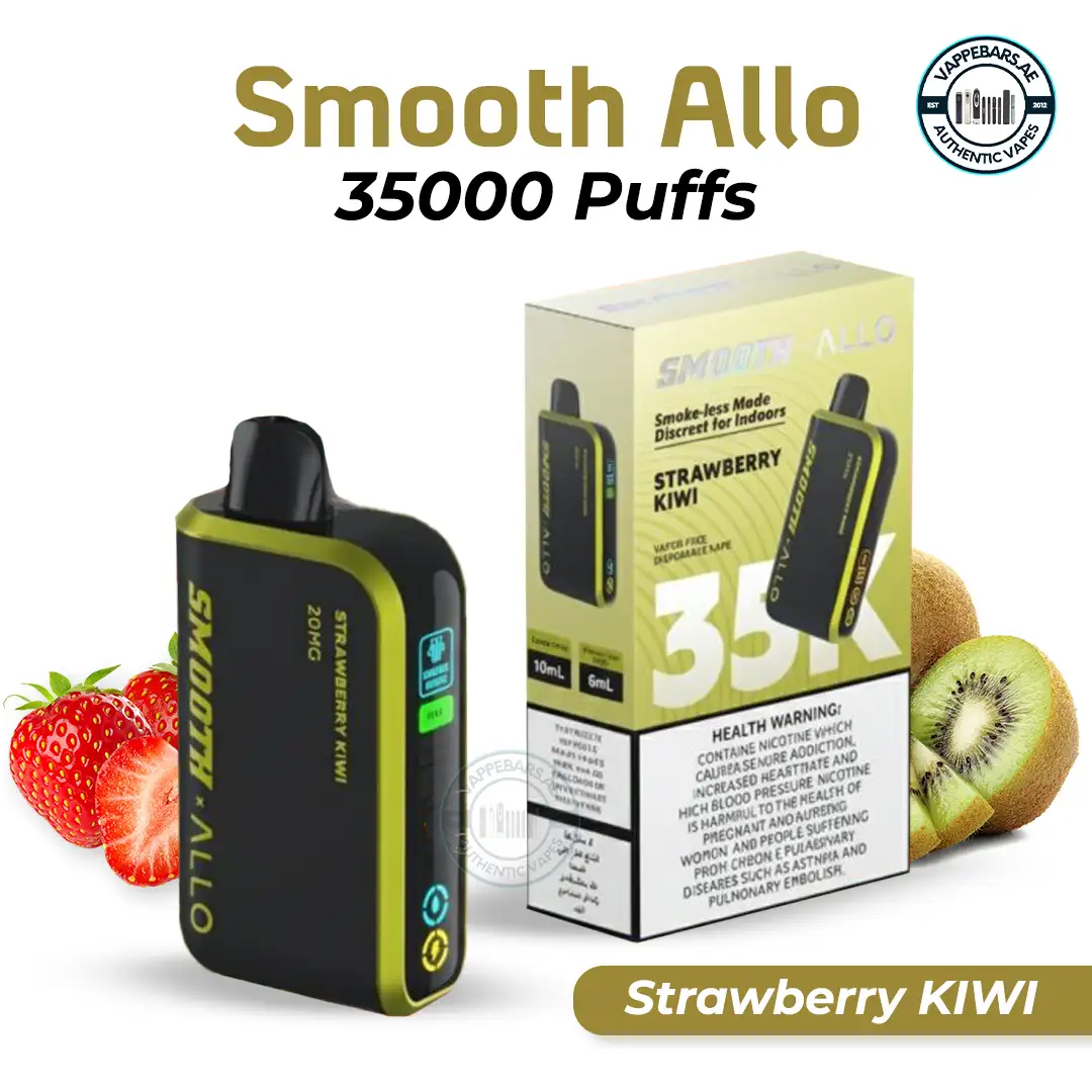 Smooth Allo 35000 puffs Disposable Vape Strawberry KIWI in UAE Smooth Allo 35000 puffs Disposable Vape Strawberry KIWI in UAE