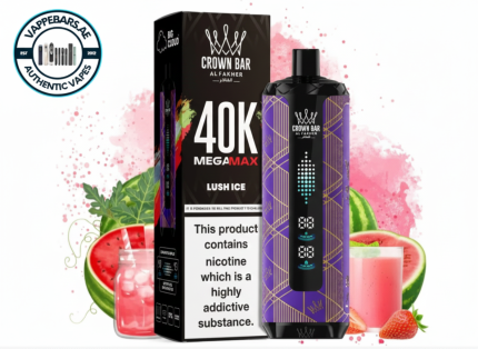 Al Fakher Crown Bar Mega Max 40K Puffs Lush ice in UAE