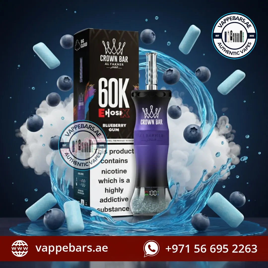 Al Fakher E Hose X 60000 Puffs Blueberry Gum Al Fakher E Hose X 60000 Puffs Blueberry Gum