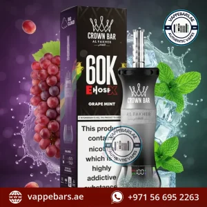 Al Fakher E Hose X 60000 Puffs Grape Mint Al Fakher E Hose X 60000 Puffs Grape Mint