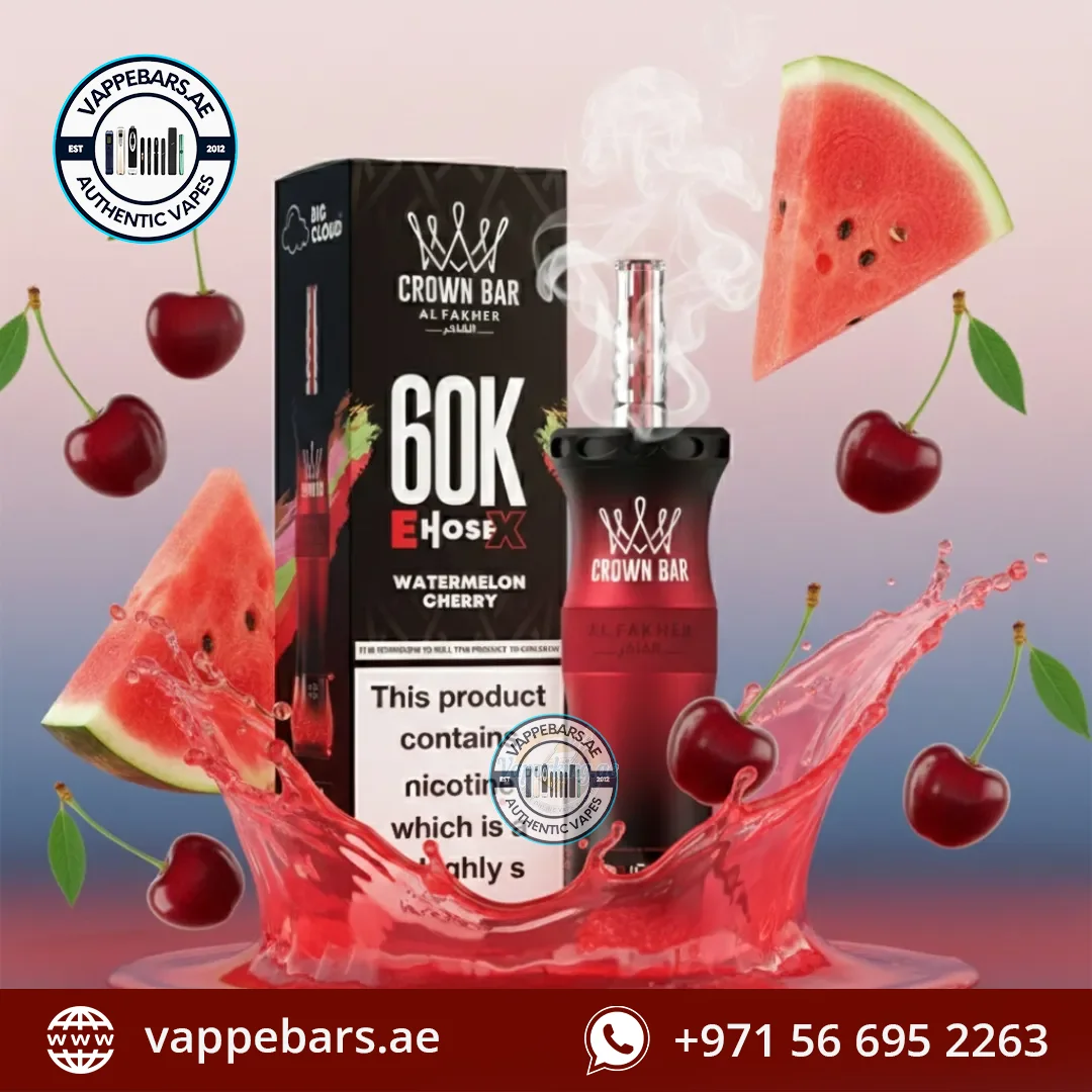 Al Fakher E Hose X 60000 Puffs Watermelon Cherry Al Fakher E Hose X 60000 Puffs Watermelon Cherry