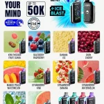 Waka Blast 50000 Puffs 50mg Disposable Vape in Dubai UAE