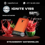 IGNITE V155 15500puffs Ultra Slim Pod Kit Disposable Vape Strawberry Watermelon