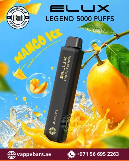 Elux Legend 5000 Puffs Disposable Vape in Dubai