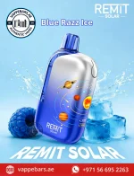 Remit Solar 50000 Puffs Disposable Vape Dual Mode Blue Razz Ice