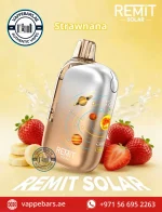 Remit Solar 50000 Puffs Disposable Vape Dual Mode Strawberry Banana