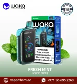 Waka Blast 50000 Puffs 50mg Disposable Vape in UAE Fresh Mint