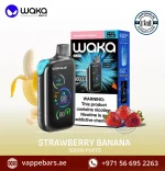 Waka Blast 50000 Puffs 50mg Disposable Vape in UAE Strawberry Banana