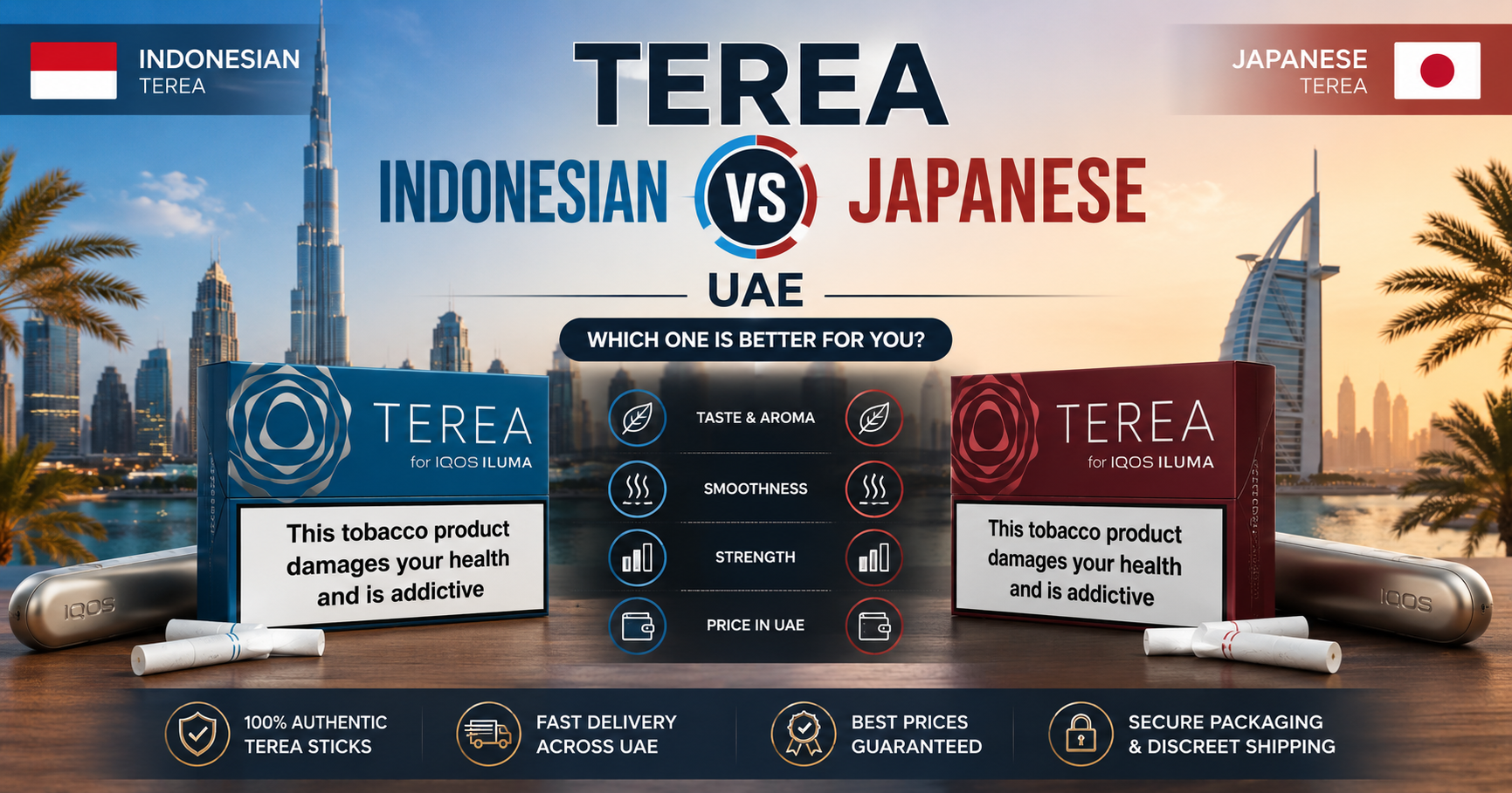 TEREA Indonesian vs Japanese UAE