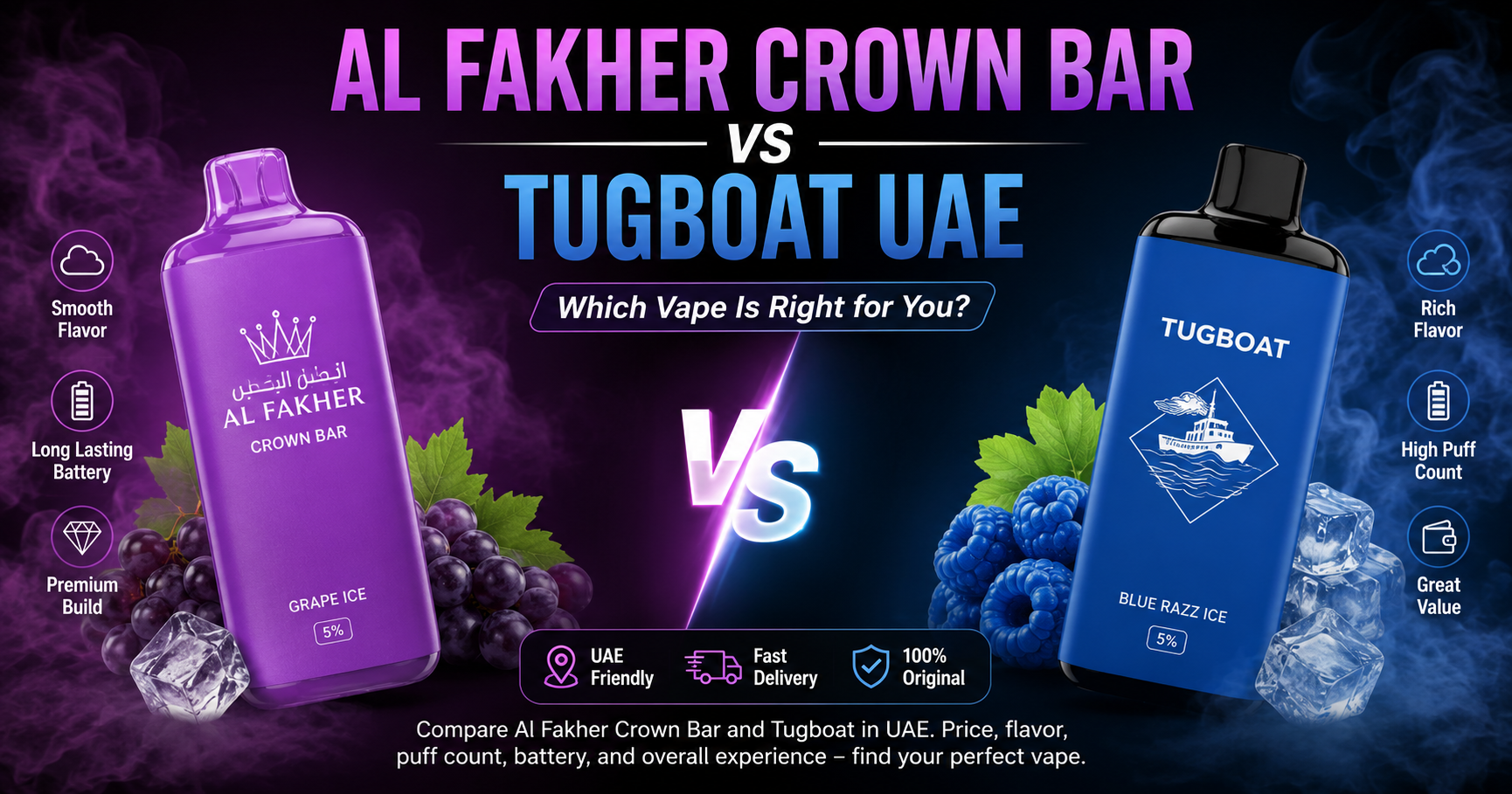 al fakher crown bar vs tugboat uae