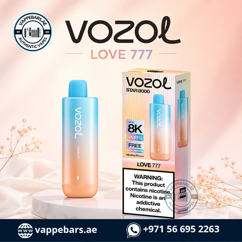 Vozol Star 8000 Puffs Disposable Vape Love 777 in UAE Vozol Star 8000 Puffs Disposable Vape Love 777 in UAE