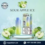 Vozol Star 8000 Puffs Disposable Vape Sour Apple Ice in UAE