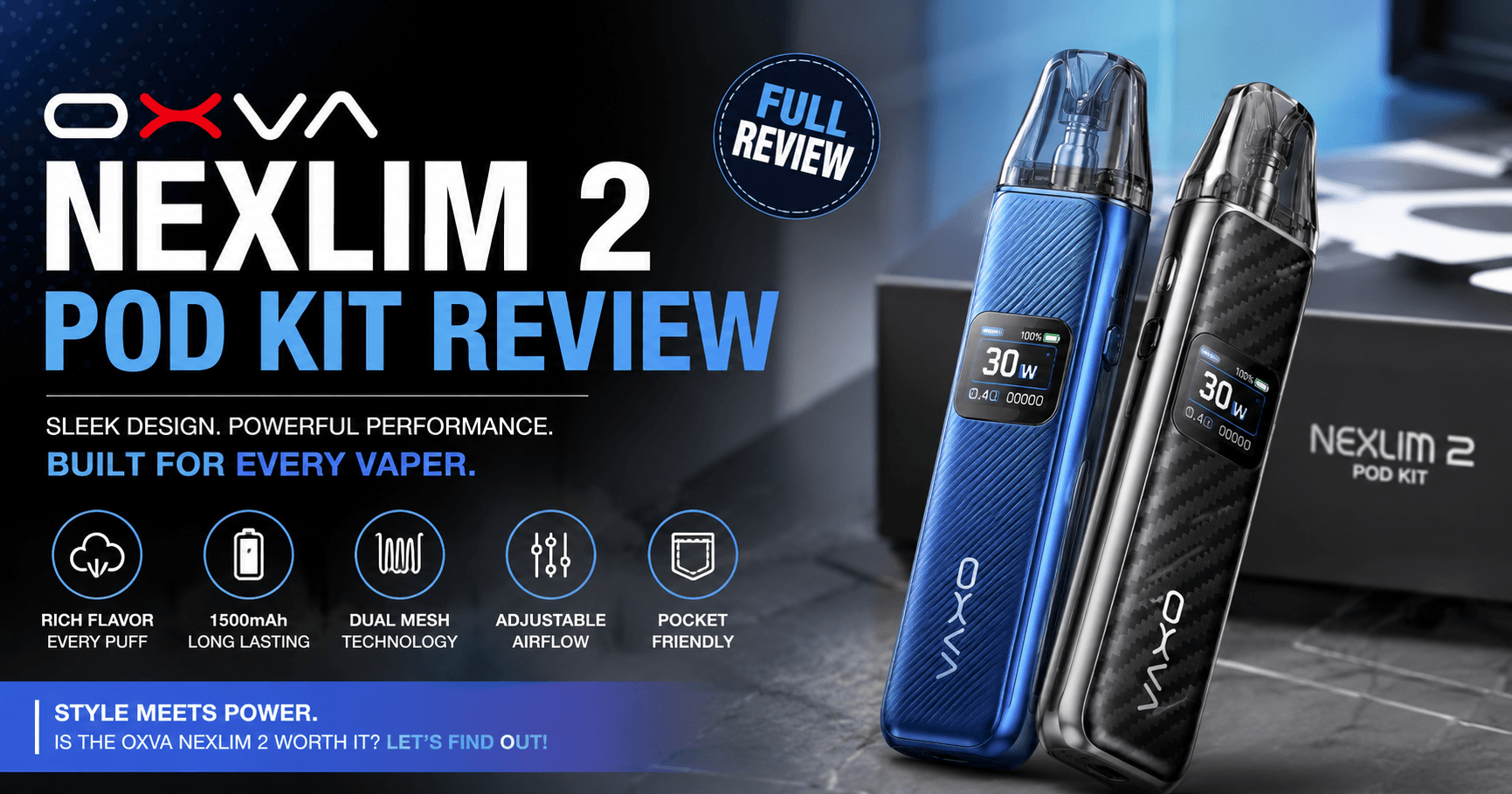 oxva nexlim 2 pod kit review